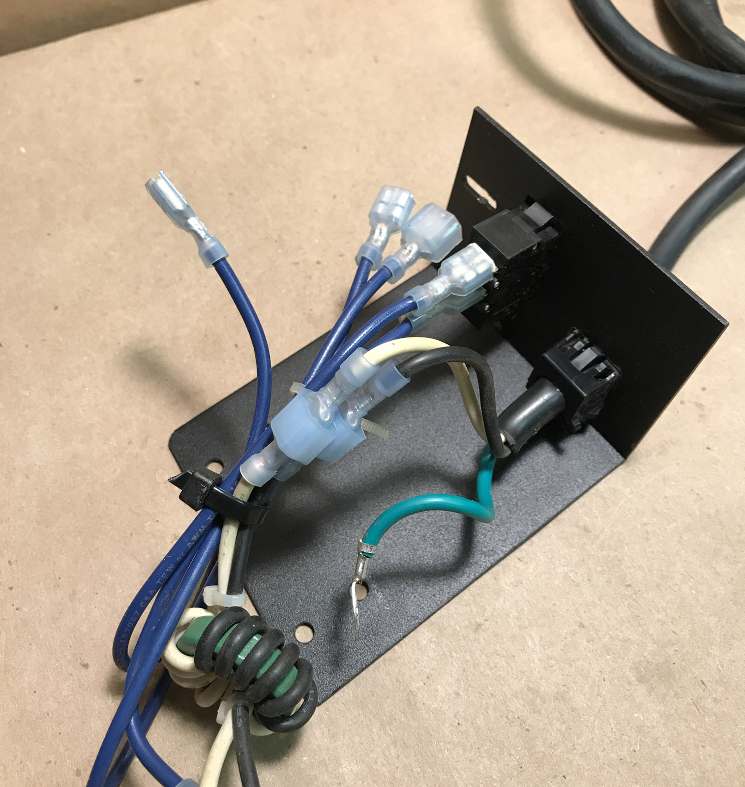 ProForm GSX Treadmill: Power Switch / Power Cord Complete Assembly