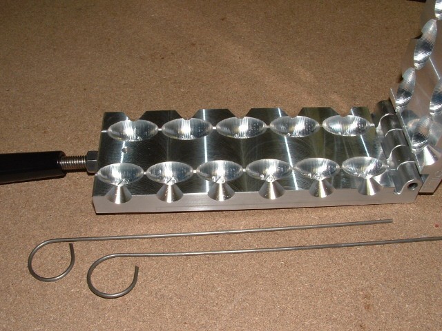 Saltwater Egg Slip Sinker mold 2,3oz 2 size Production CNC Aluminum  USA 3RD