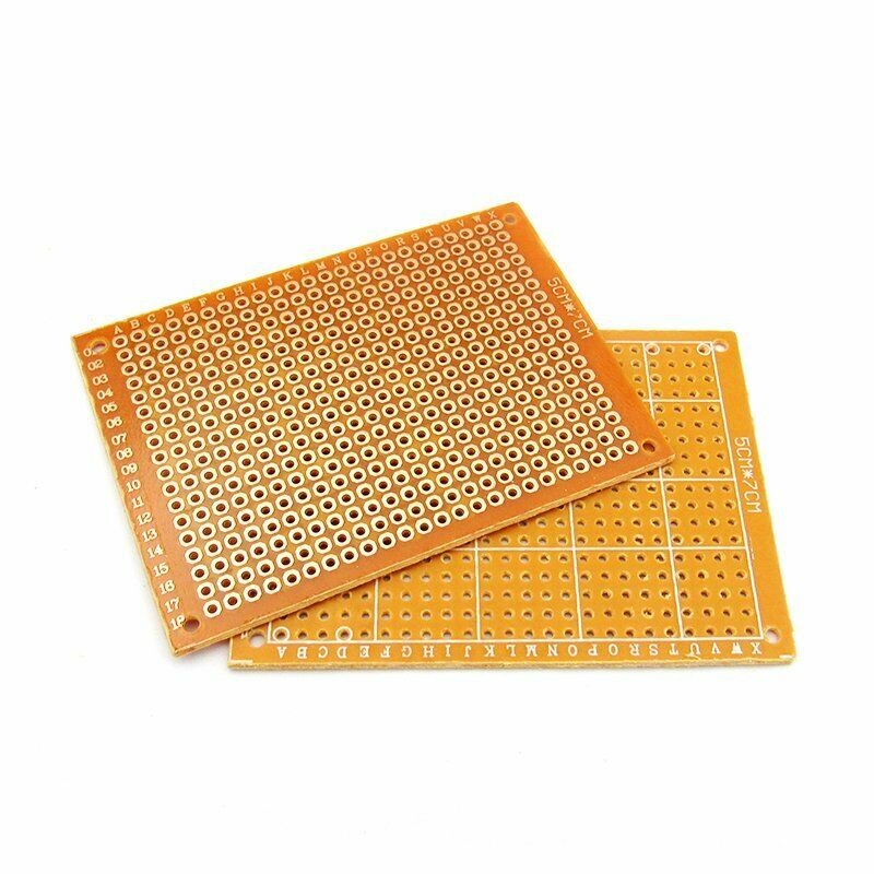 5PC Universal Prototype Electronic Component Paper PCB Test Circuit Board 5*7cm