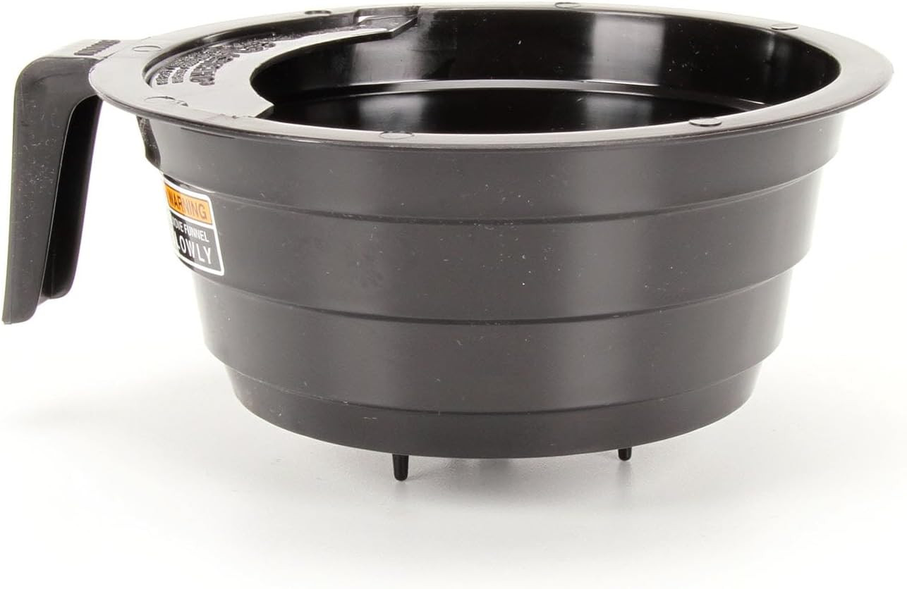 20583.0003 Black Plastic Funnel with Decals