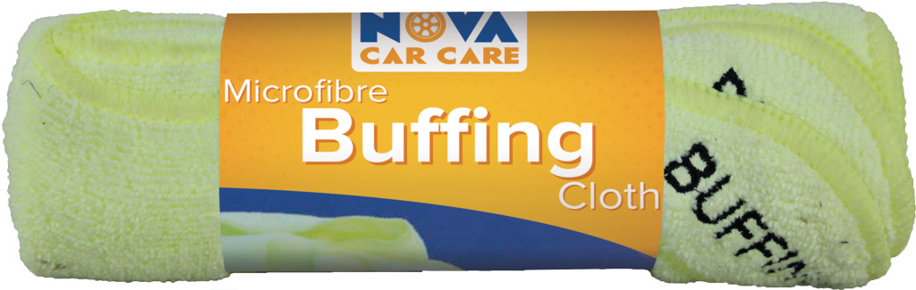2x Nova Car Van Bike Soft Microfibre Car Wax Buffing Waxing Shine Cleaning Cloth