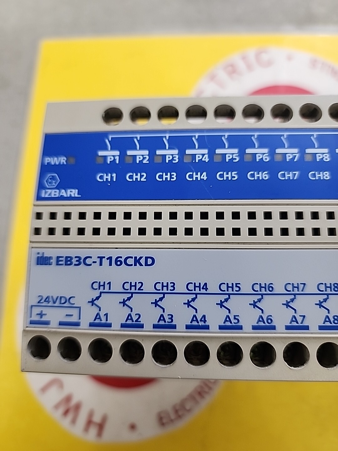 IDEC EB3C-T16CKD Barrier Relay, USED 24VDC