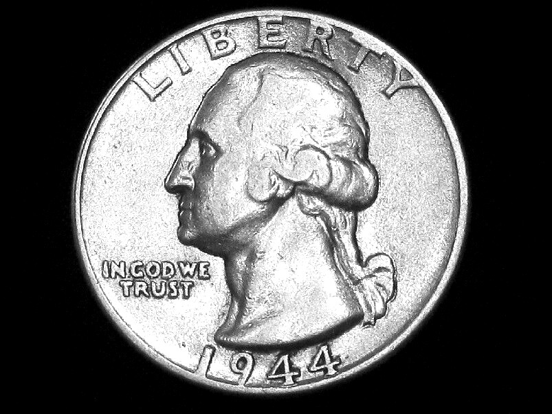 1944 Washington Quarter --- Extra Fine +++