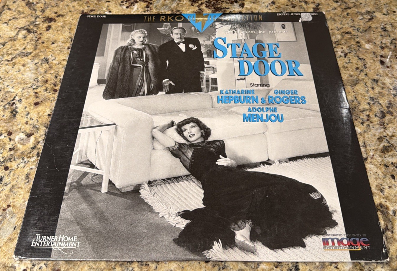 STAGE DOOR LASERDISC- KATHERINE HEPBURN, GINGER ROGERS