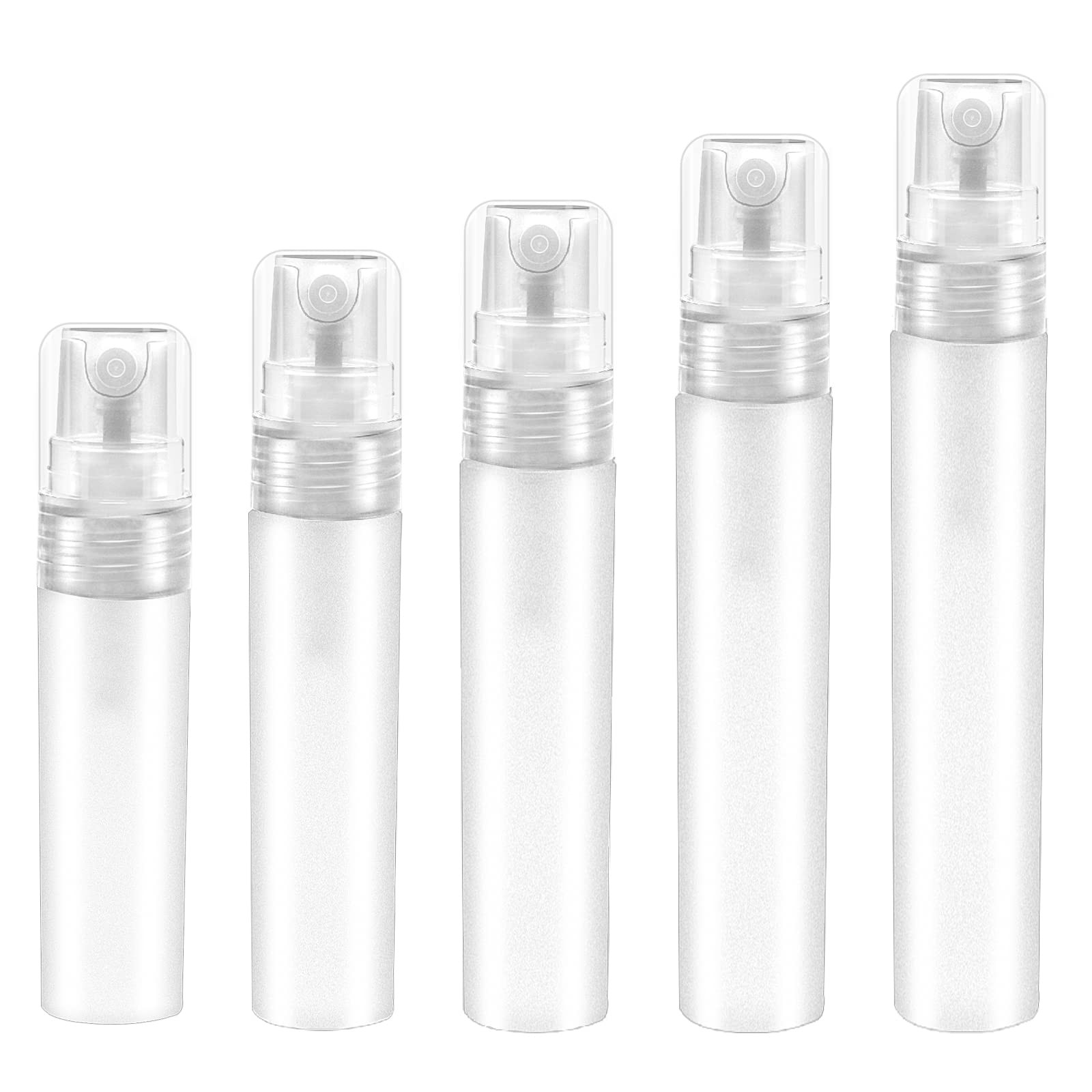 5pcs Perfume Plastic Mini Spray Bottles for Travel Mister Small Empty Spritze...