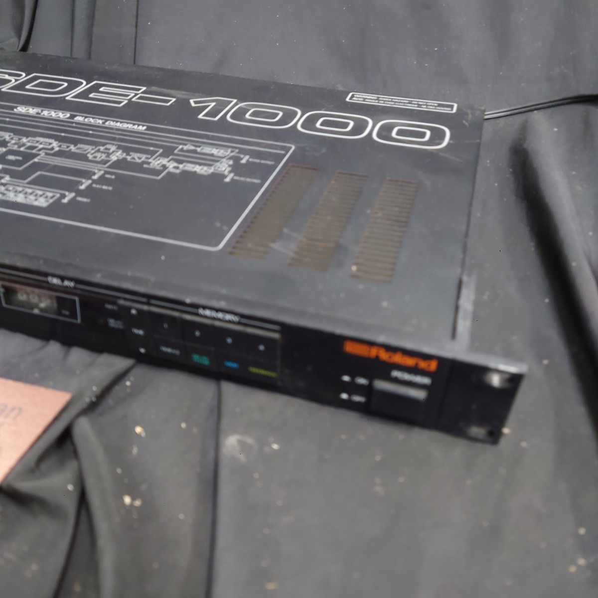 Roland SDE-1000 Digital Delay Effects Processor Rackmount Tested