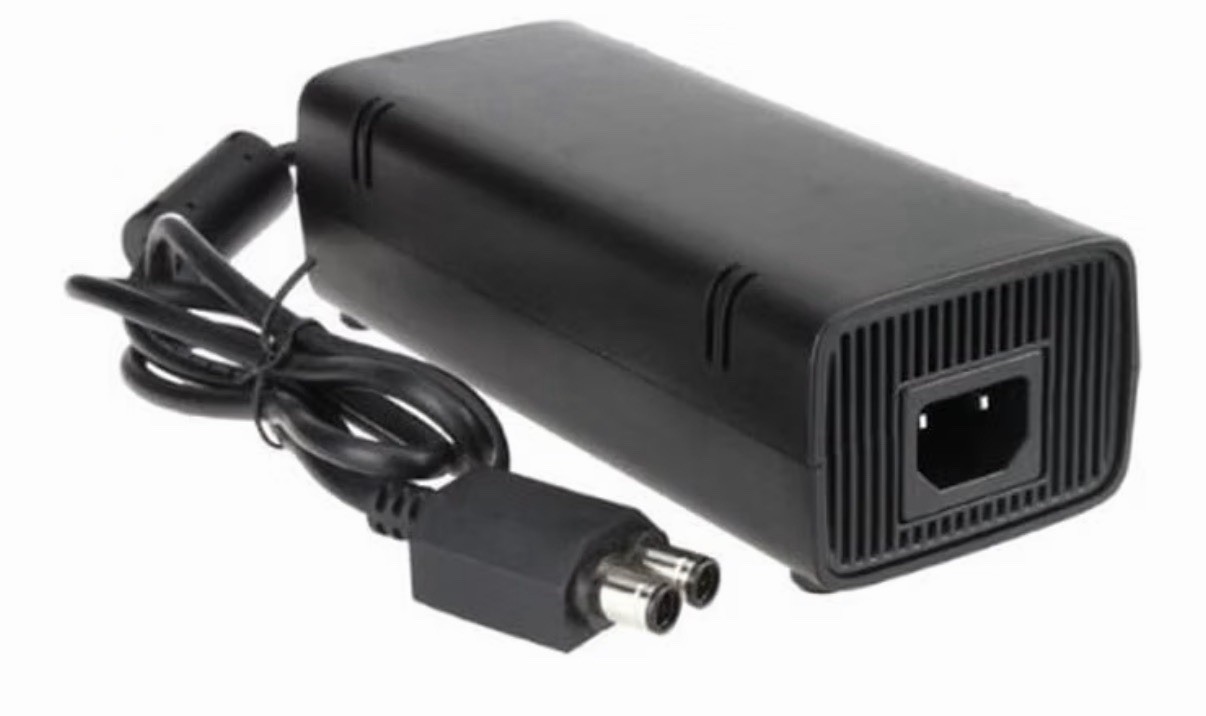 2x AC Power Adapter Cable for X-360 Slim Gaming Console | Brand New