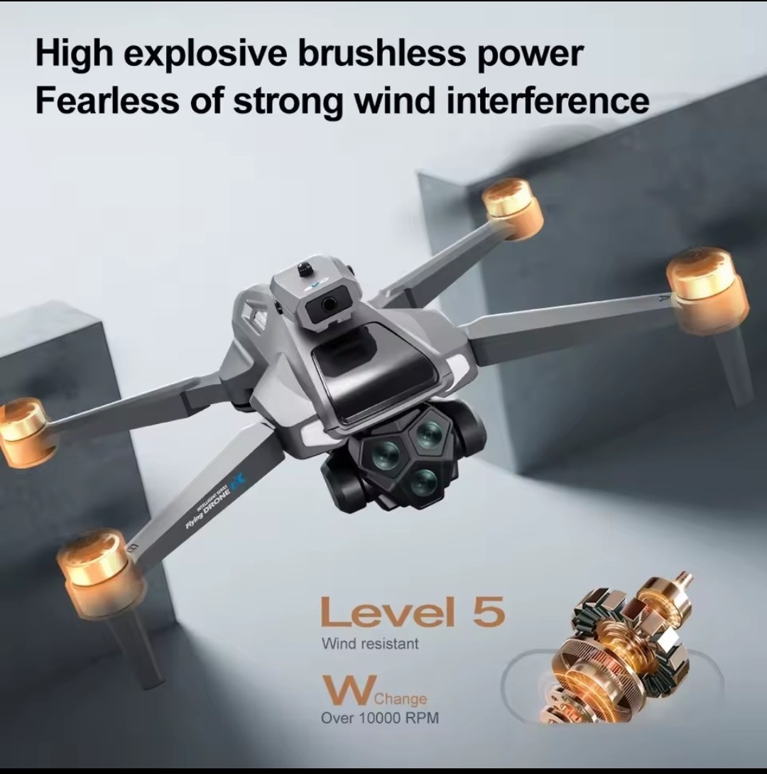 ✅ Drone M66 8K Camera 5G FPV Remote Control Foldable Screen Quadcopter Brushless