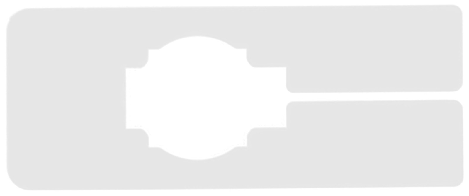 Plastic 10 Blank Rectangular Size Dividers for Retail Clothing Racks