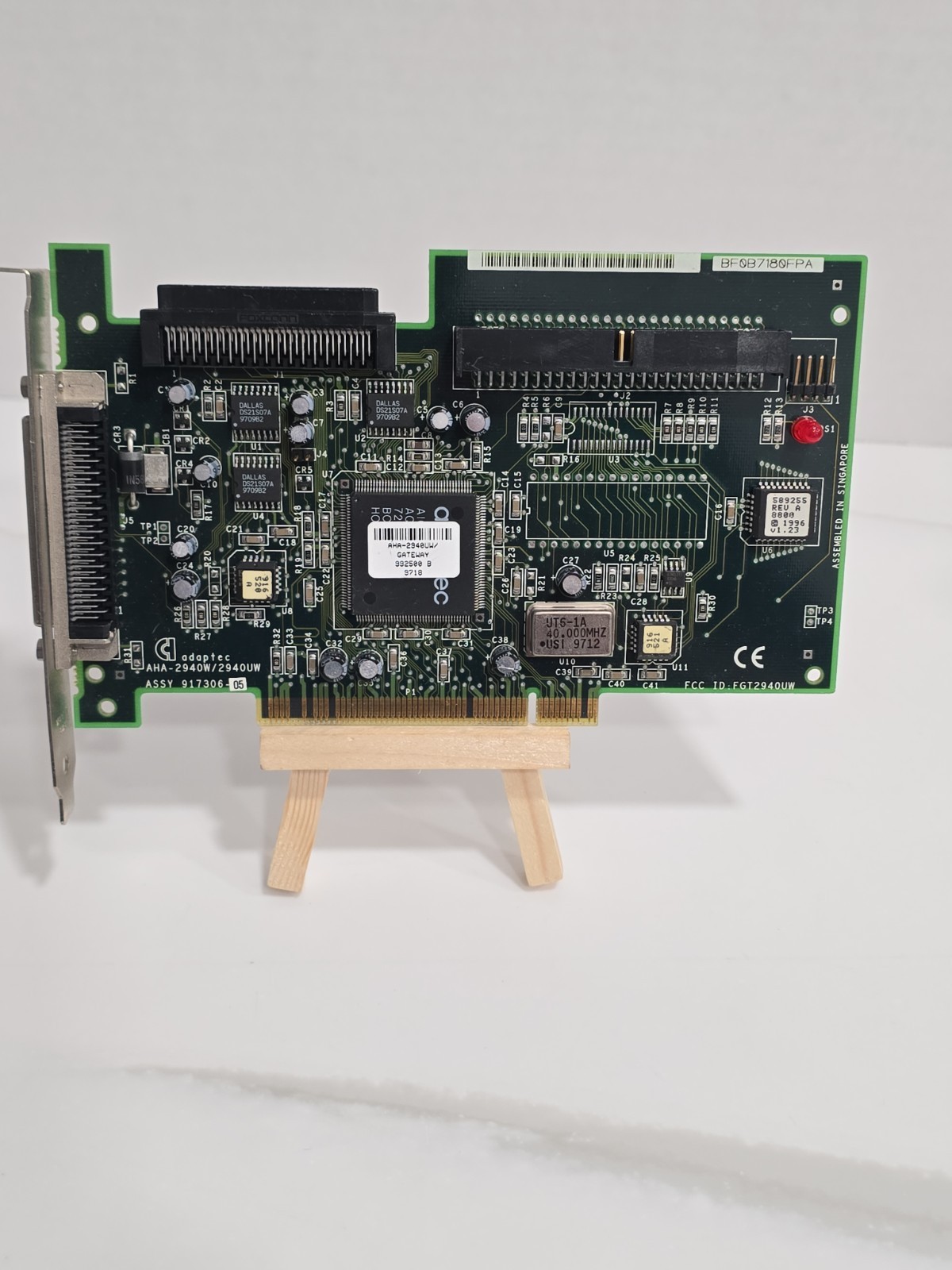 Genuine Adaptic AHA-2940W 2940UW Ultra-Wide SCSI PCI Controller Card TESTED RARE