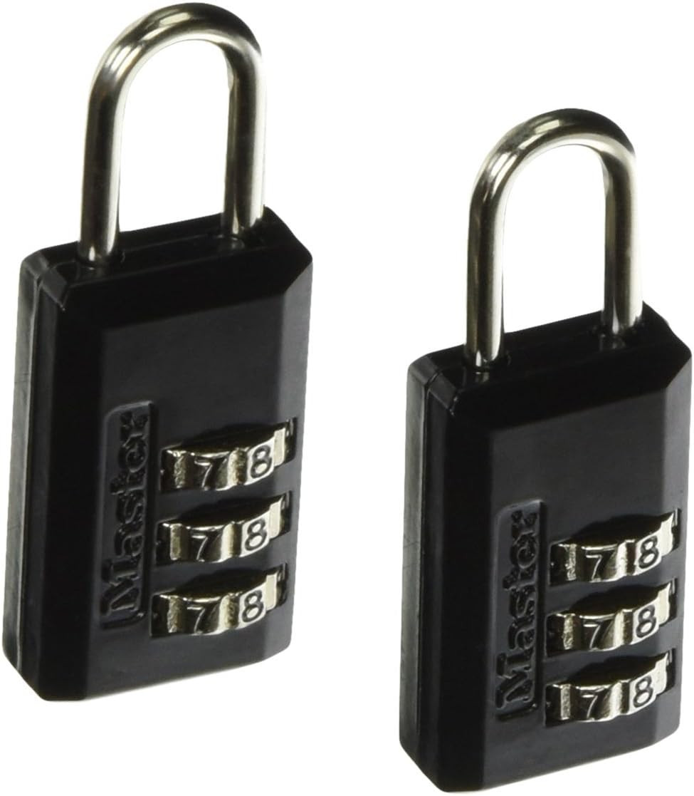 646T 3/4" Resettable Combination Padlock 2 Count