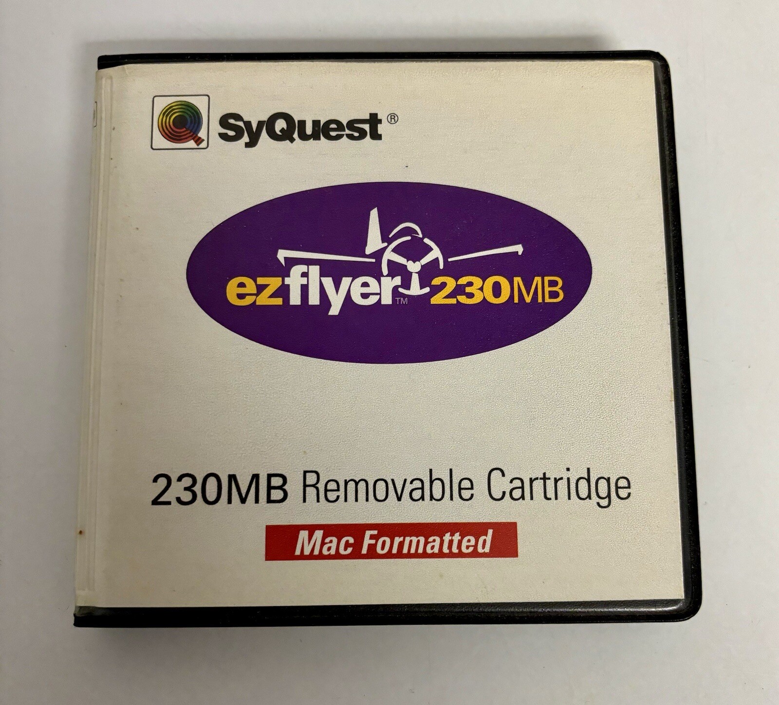 SyQuest EZ Flyer 230MB Removable Cartridge - Mac Formatted