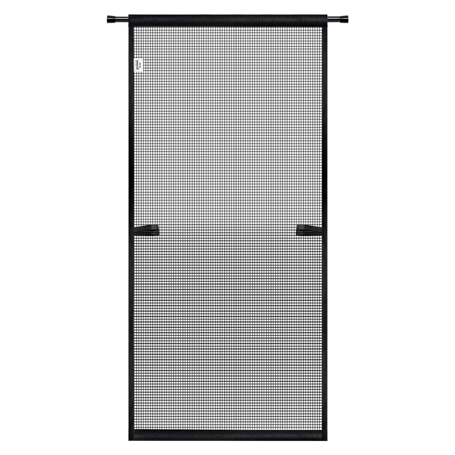 Hanging Screen Door - Fits Door Size 36" x 80" (Curtain Size 38'' x 81''), St...