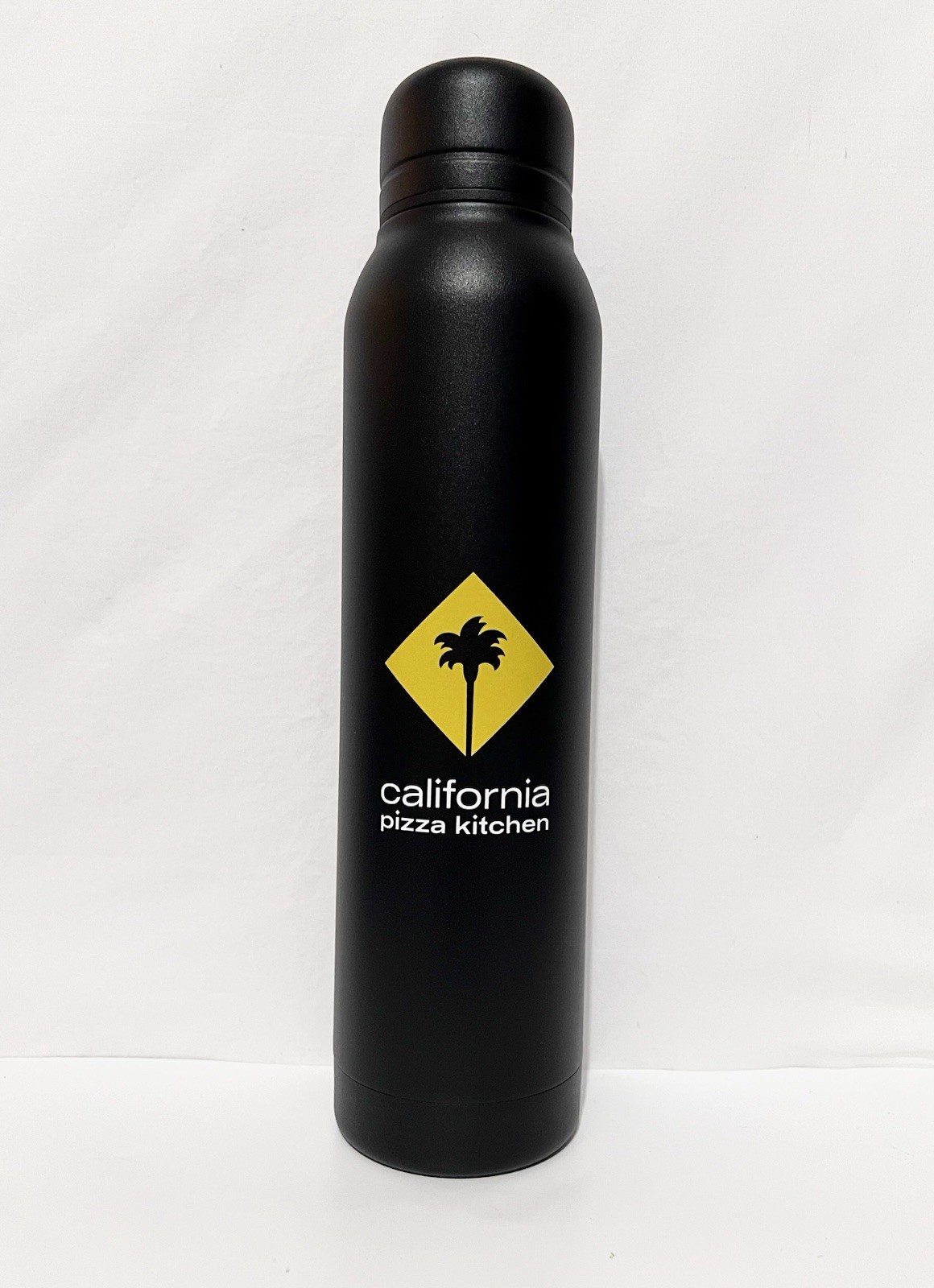 California Pizza Kitchen CPK H2GO Silo Matte Black 16.9oz 18/8 SS Thermal Bottle