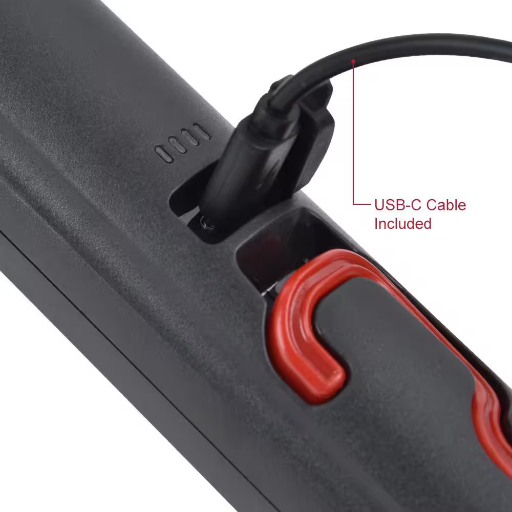 2500 Lm LED Rechargeable Infrared Touchless Work Light Battery Level Indicator N