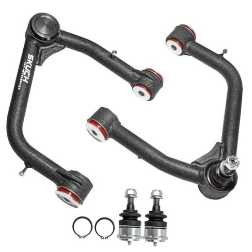 2-4" Lift Front Upper Control Arms for 2019-2024 Chevy 19CH Wrinkle Black