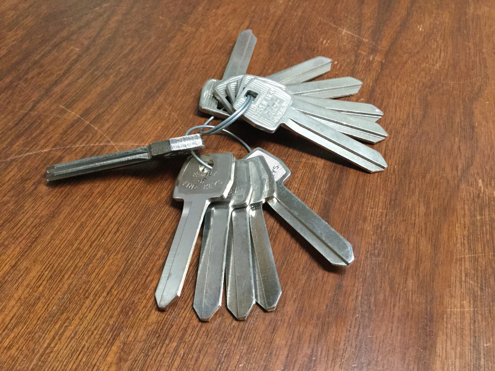 Ford, Lincoln, Mercury, by Ilco H51 & H60 Key Blanks, Set of 13 - Locksmith