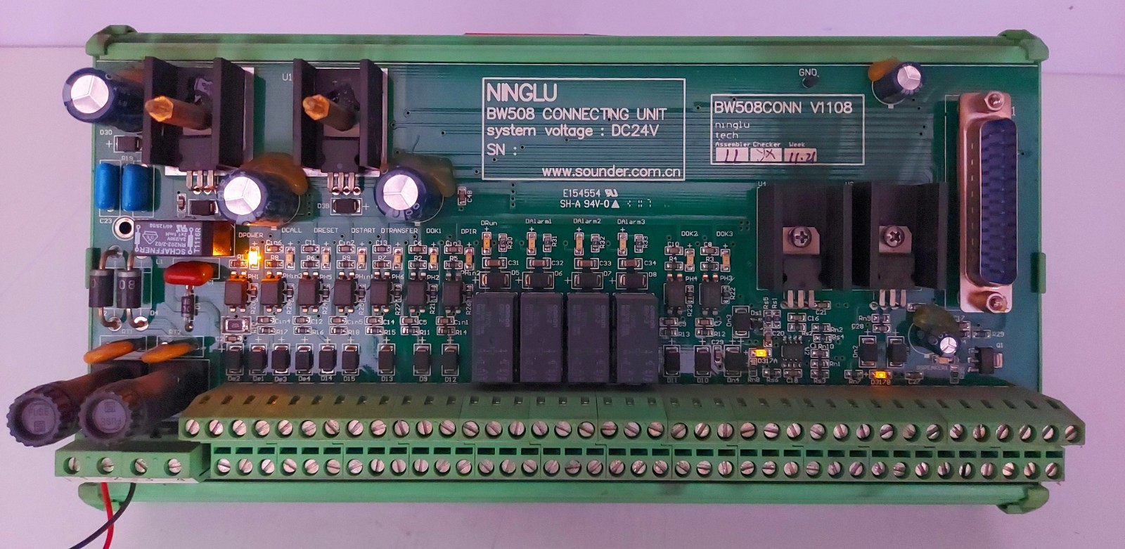 Ninglu Tech Connecting Unit DC24V BW508 BW508CONN V1108