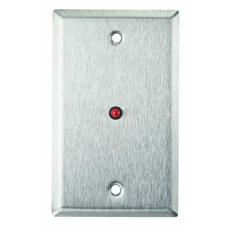 Alarm Controls Rp-28 Wall Plate, Single Gang, Stainless Steel