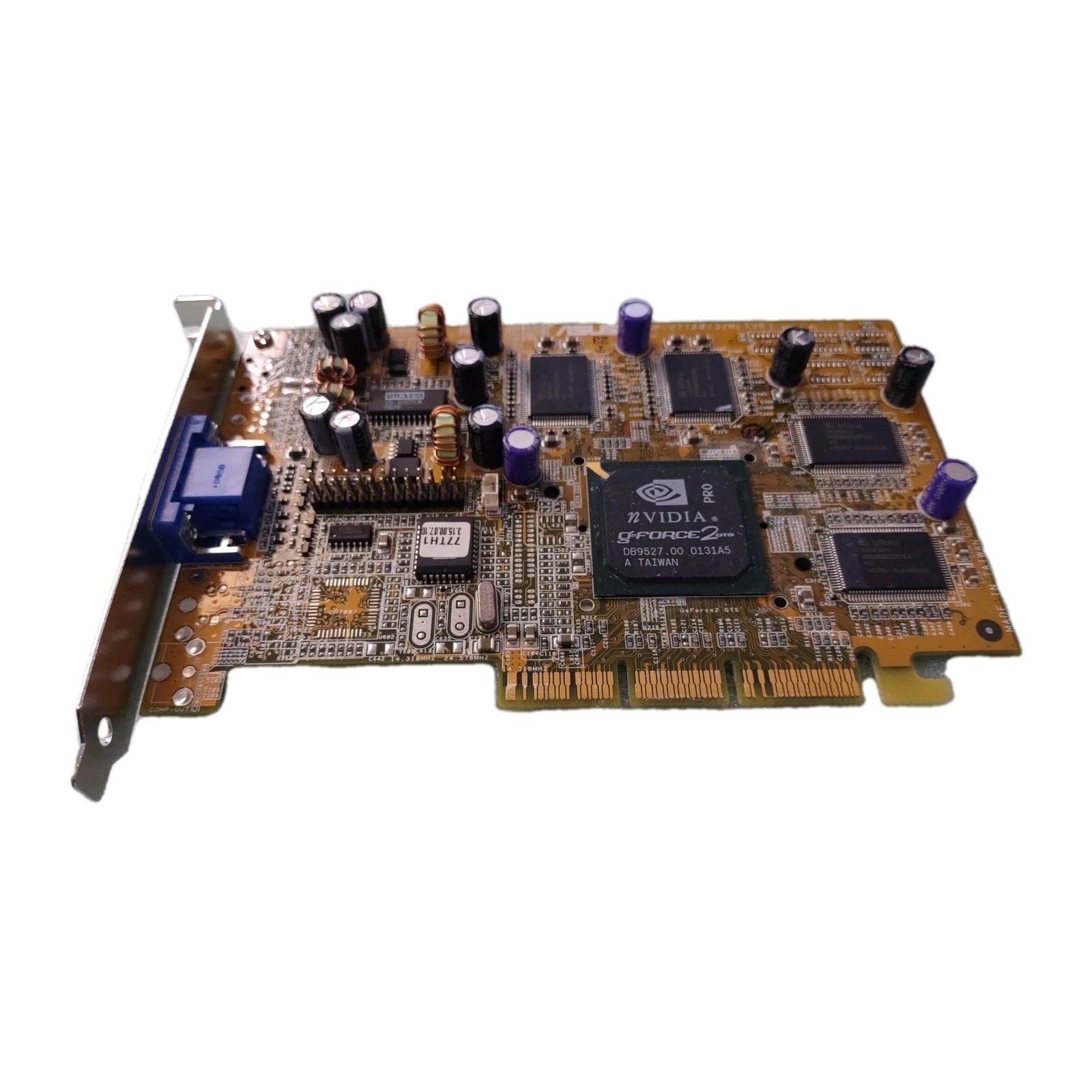 *SALE* ASUS AGP-V7700/32M (TVR) 32M DELUXE AGP VGA CARD NO FAN VGA ONLY MXB148