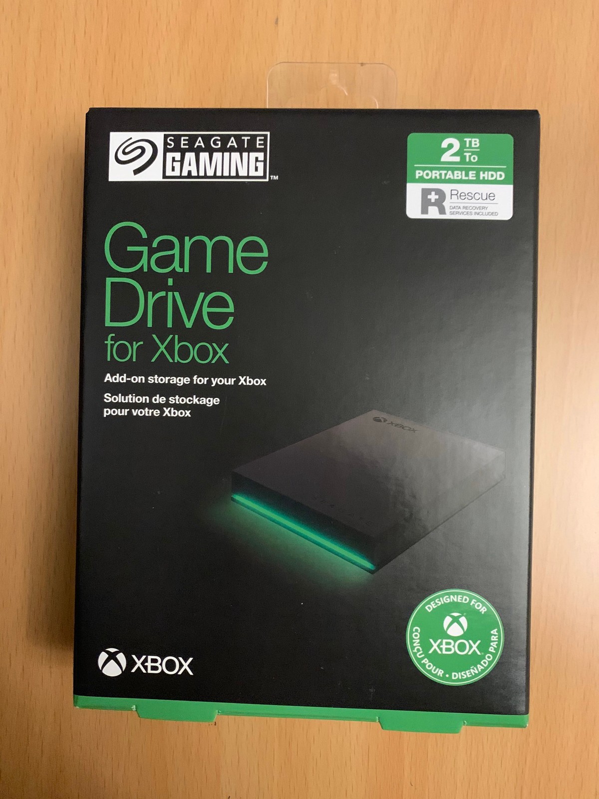 Seagate Game Drive for Xbox 2TB External USB 3.2 Portable Hard Drive STKX2000400