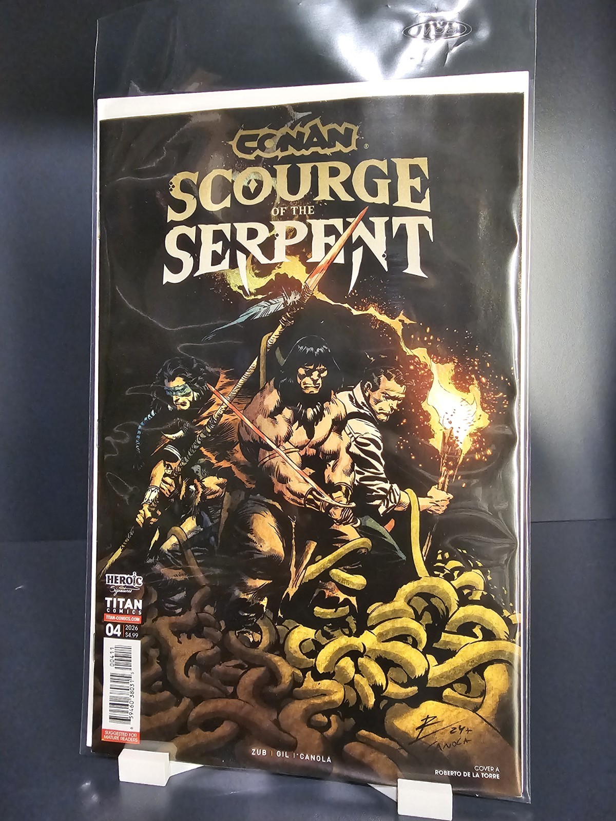 Conan: Scourge Of The Serpent #4 (Of 4) - Cover A (Titan Comics)