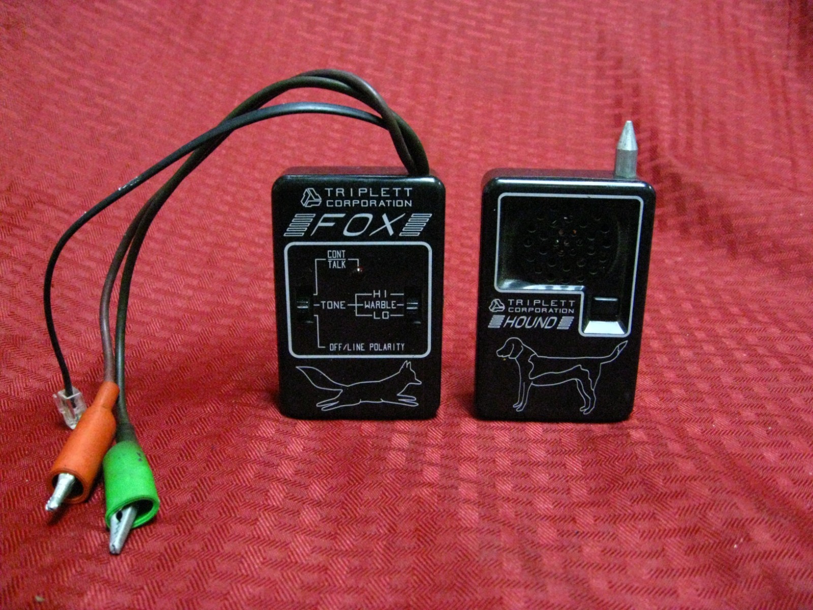 Triplett Corporation Fox & Hound Line wire locator Tester Set Tested Working