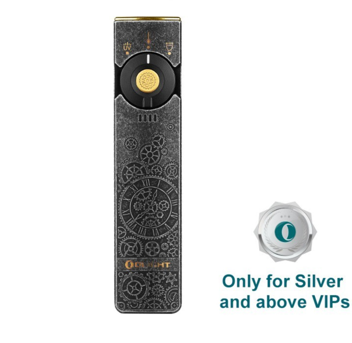 Olight Arkfeld Pro Stonewashed Titanium Gears | Limited Edition | NEW SEALED BOX
