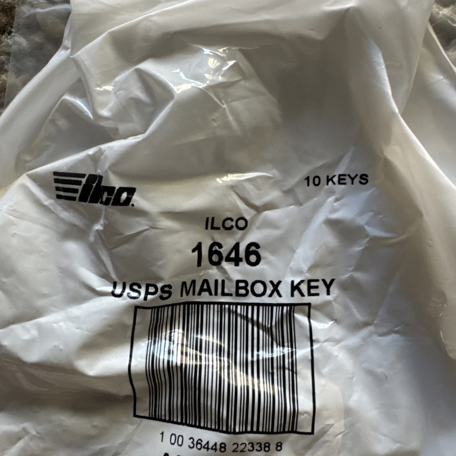 50 Key Blanks – Ilco USA 1646 Key Blanks Usps Mailbox Keys. NEW in Box