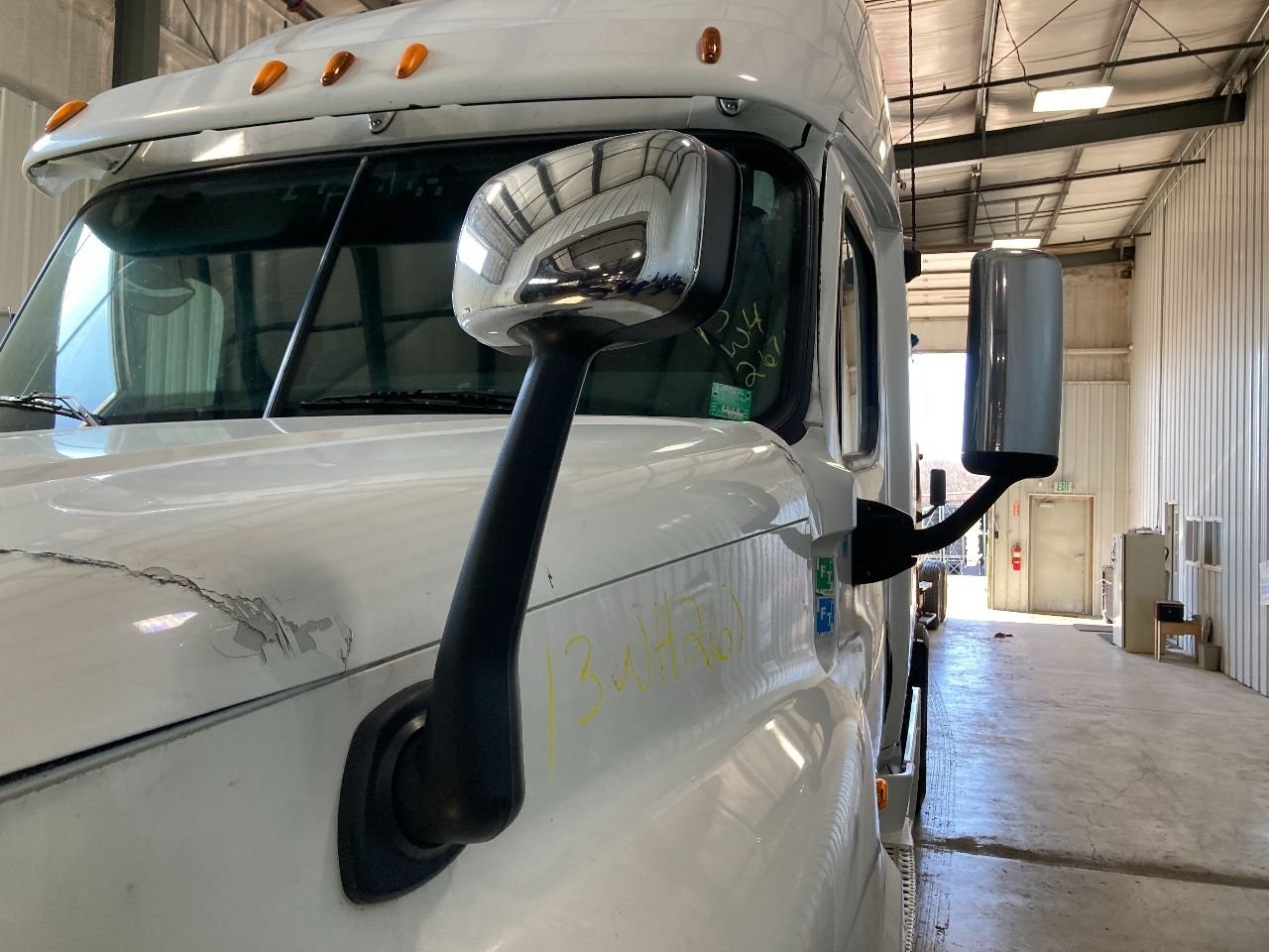 2008-2021 Freightliner CASCADIA Left/Driver Hood Mirror - Used