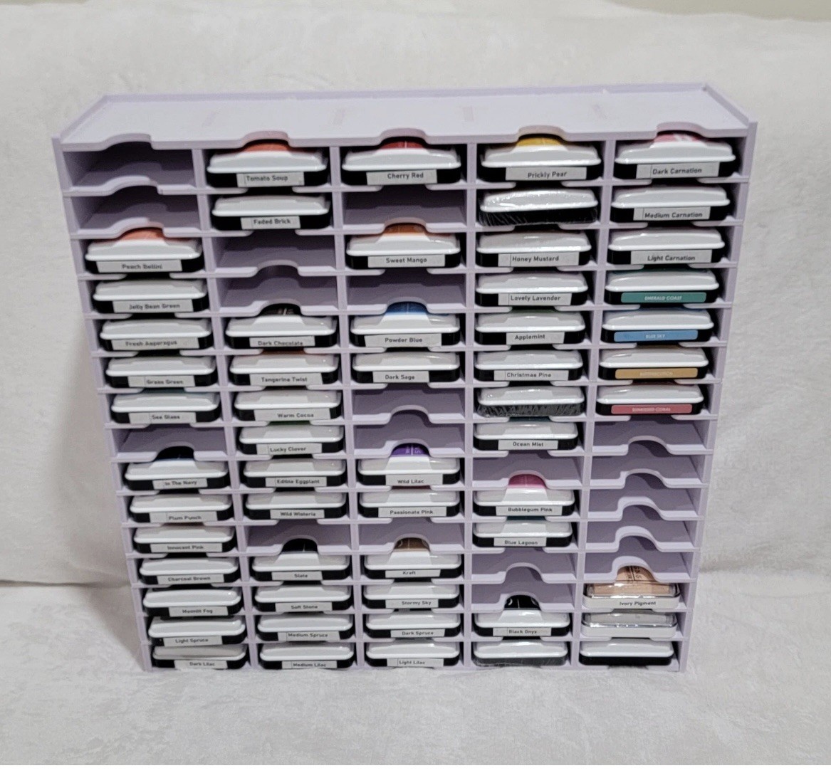 75-slot ink pad storage holder **Ink Pads Not Included**