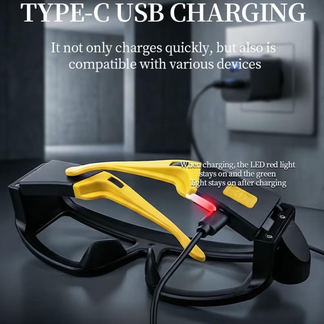 Multifunctional Eyewear Light With USB Charging