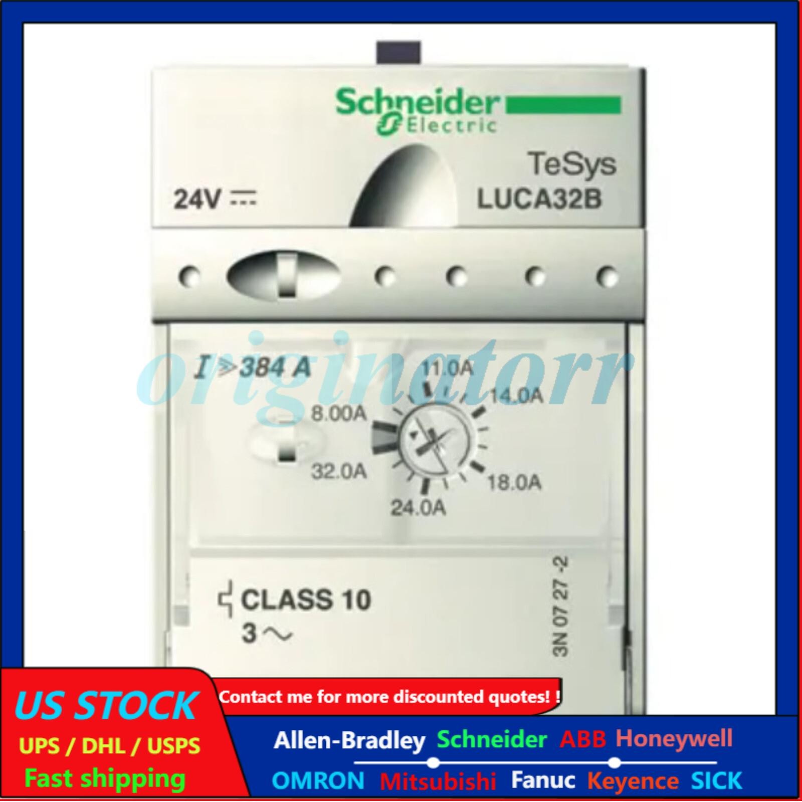 NEW Schneider Electric LUCA32B 8-32A 3P 240V~ Standard Motor Control Unit