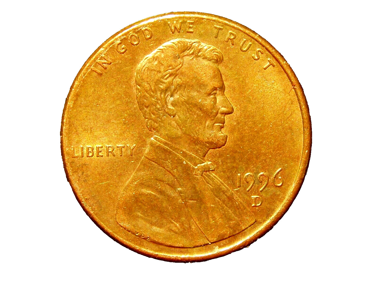 1996-D  LINCOLN MEMORIAL CENT #1