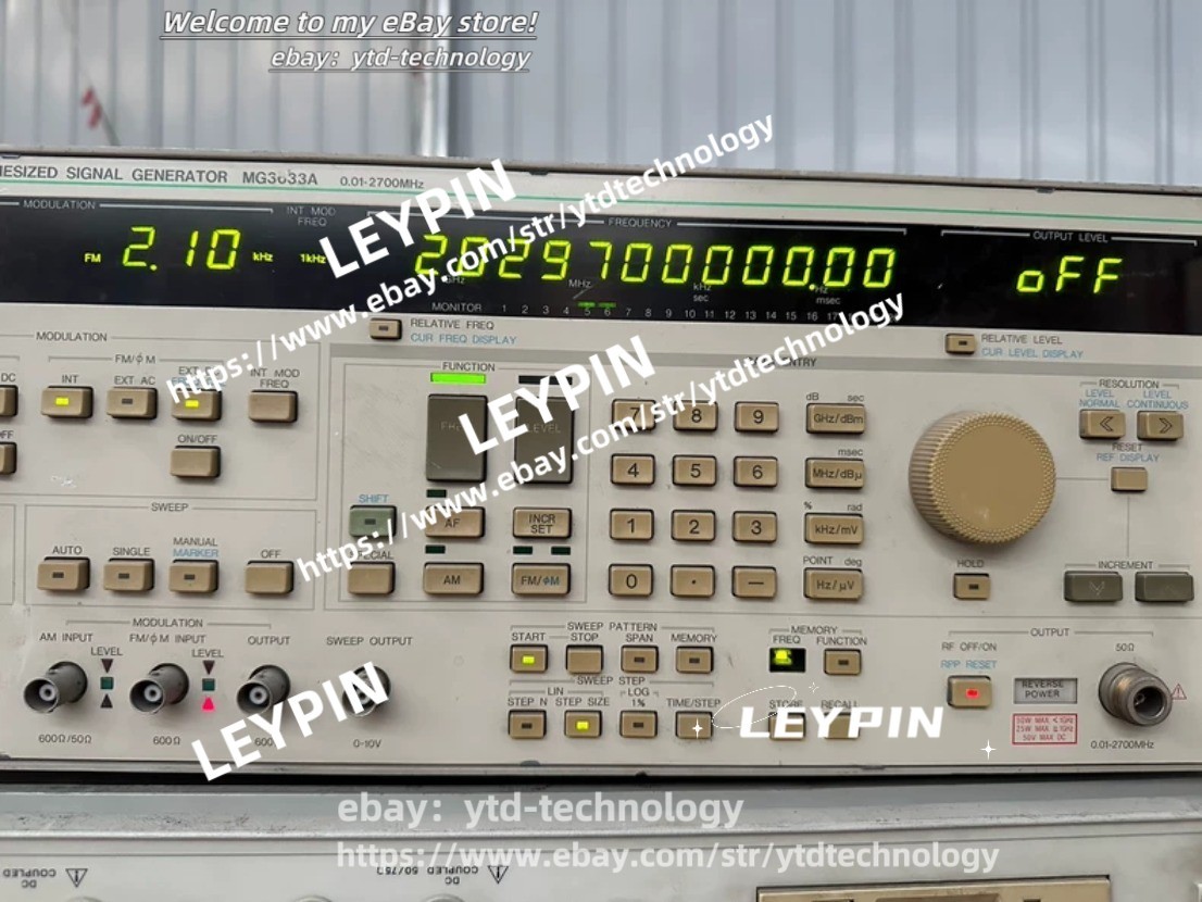 Anritsu MG3633A Synthesized Signal Generator*ytd
