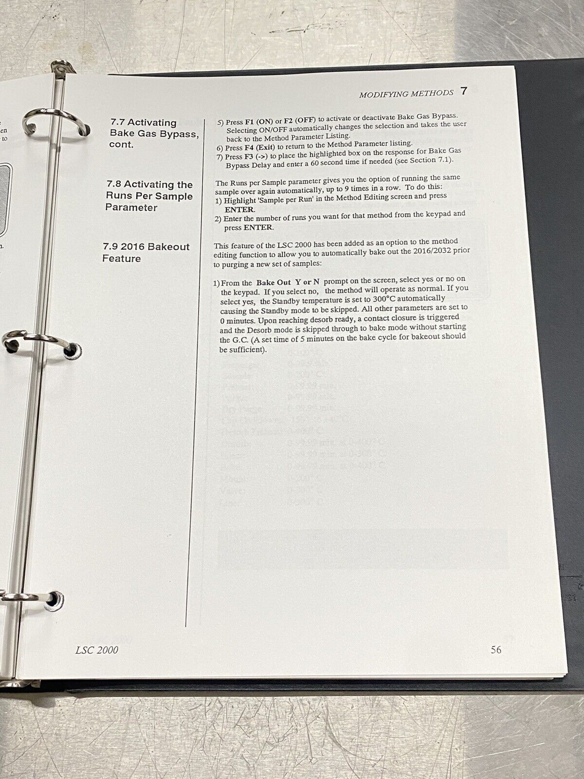 Tekmar LSC 2000 Purge & Trap - Users Guide / Instruction Book / Manual