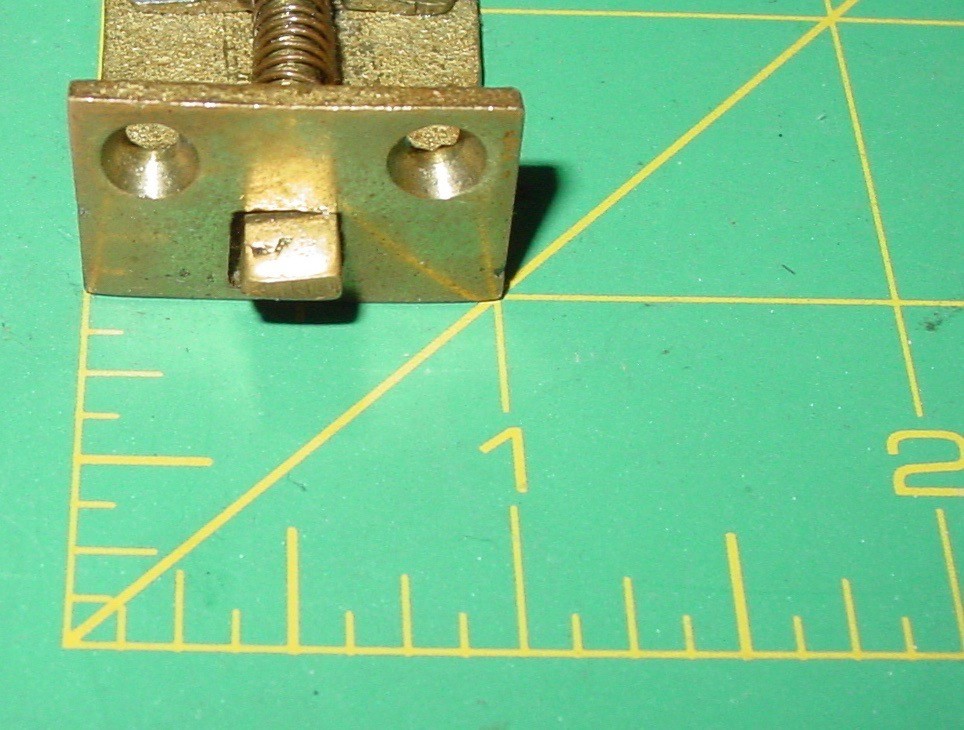 Vintage Spring Drawer Cupboard Cabinet Door Brass Button Release Latch Rim Catch