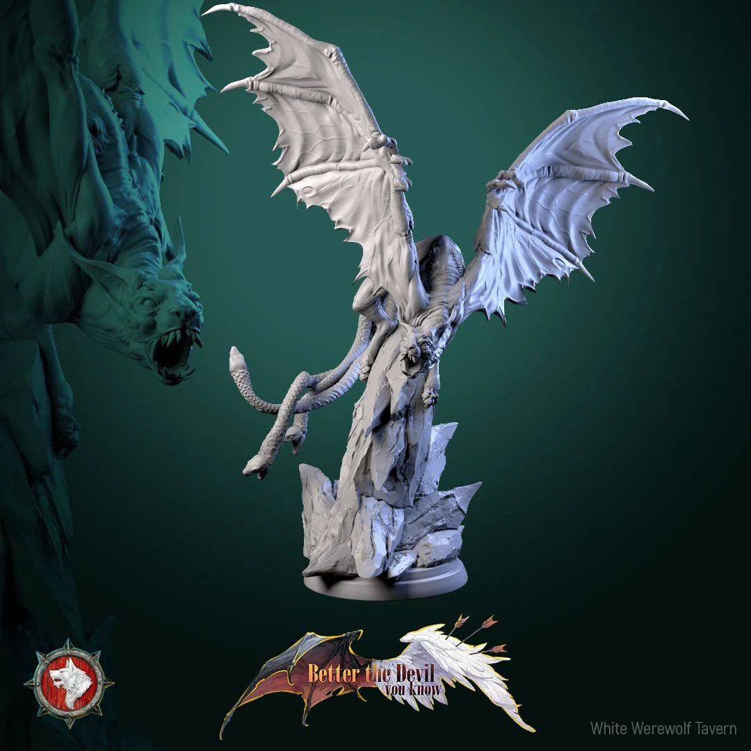 Winged Hellcat - Resin Tabletop Miniature