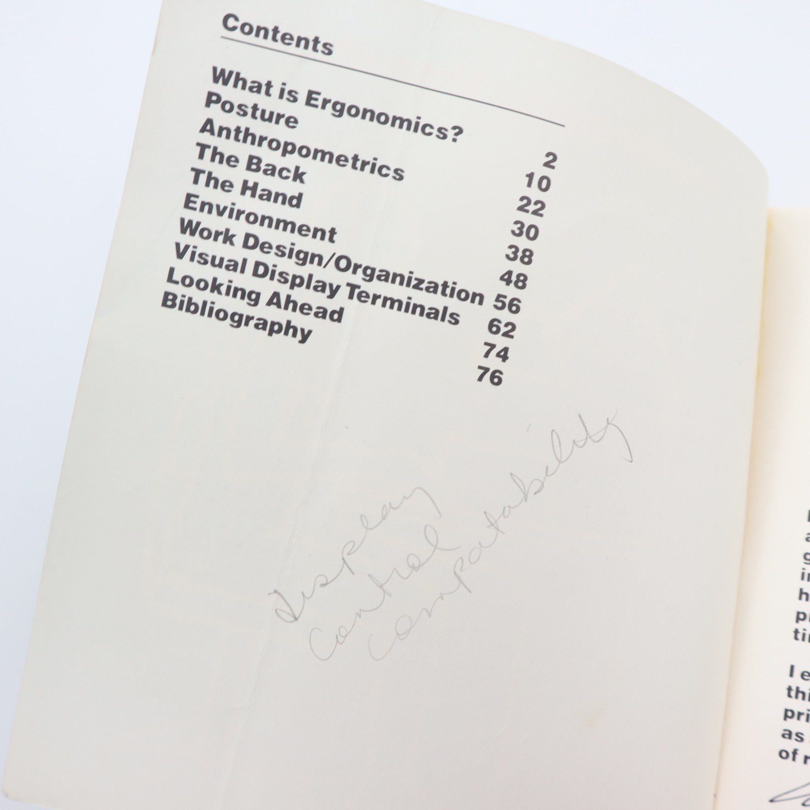 Vintage IBM Ergonomics Handbook 80-Page Pamphlet