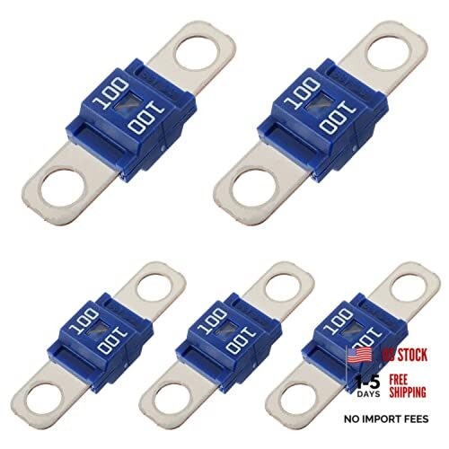 BOJACK AMI/Midi Fuse 100A High Current Bolt-on Fusemp for Cars, Trucks, 100 A
