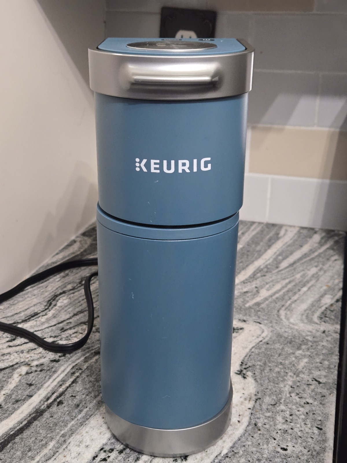 Keurig K-Mini Plus Single Serve K-Cup Pod Storage Coffee Maker - Evening Teal