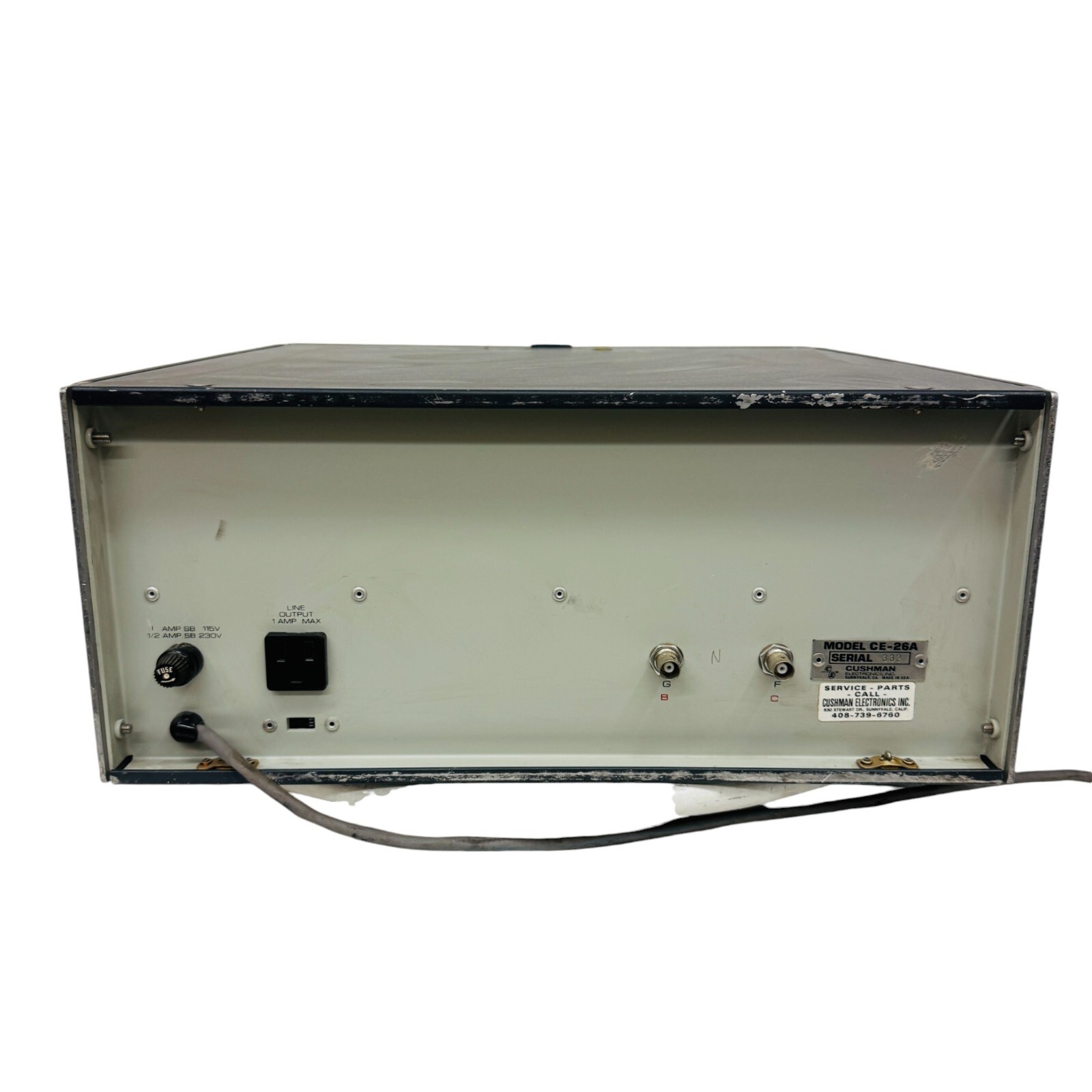 Cushman Electronics CE-26A Signal Generator Made in USA
