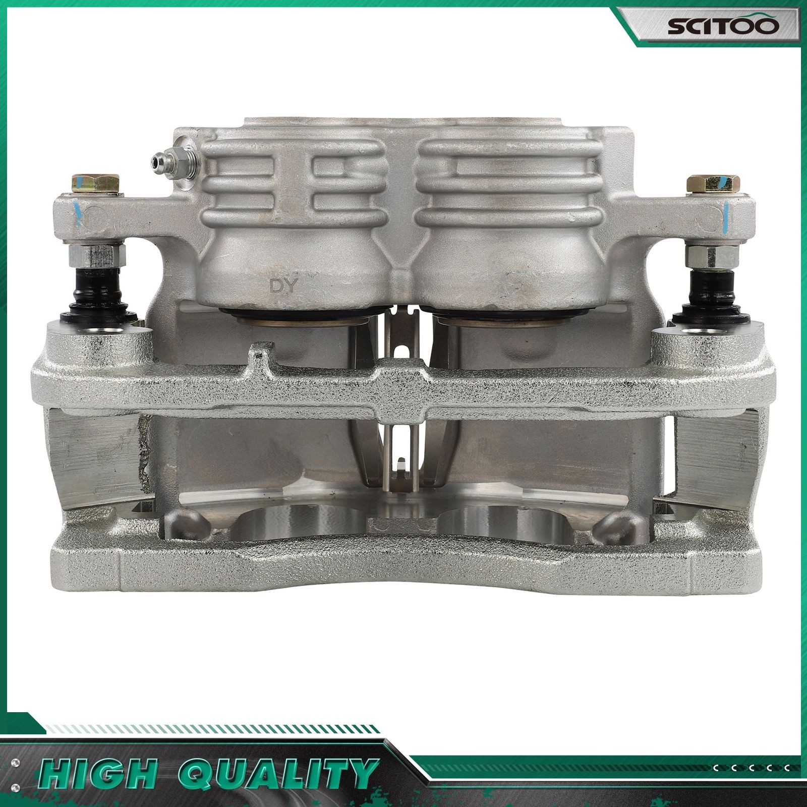 Front Brake Calipers And Ceramic Pads Kit For 2002-2005 GMC ENVOY 4.2L