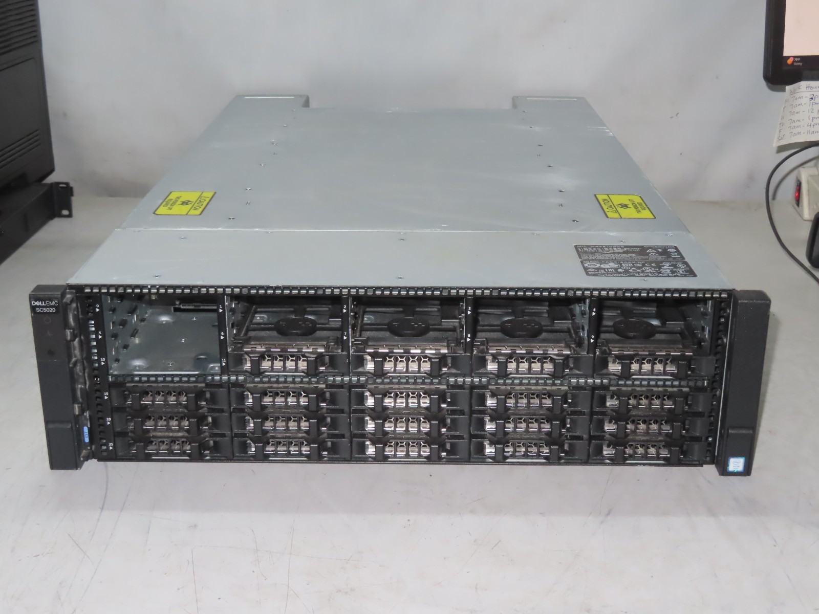 Dell SC5020 0T7KFK * not included: RAM CPU RAILS DRIVE CONTROLER FACE PLATE *
