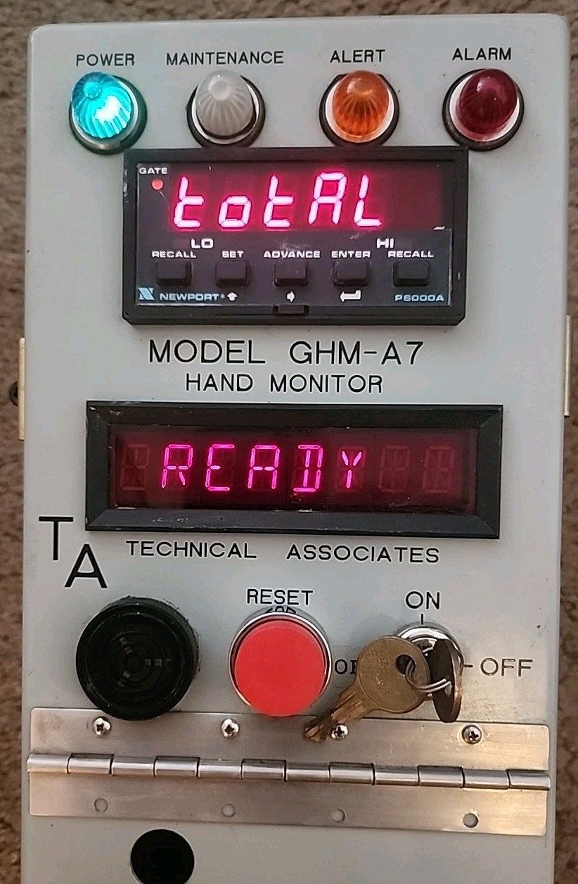Technical Associates Geiger Counter Hand Monitor Model GHM-A7