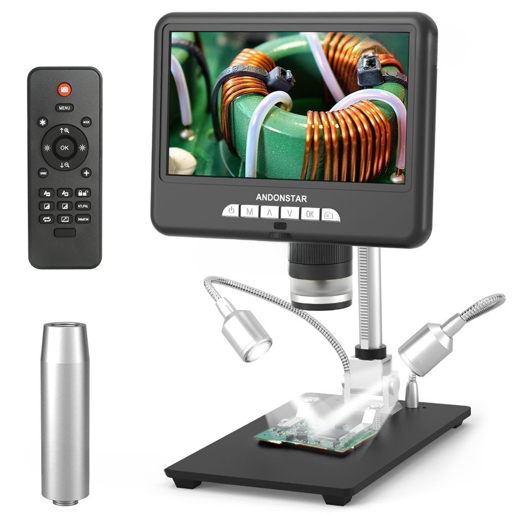 For Andonstar AD207S 7" UHD Digital Microscope For Electronics Soldering