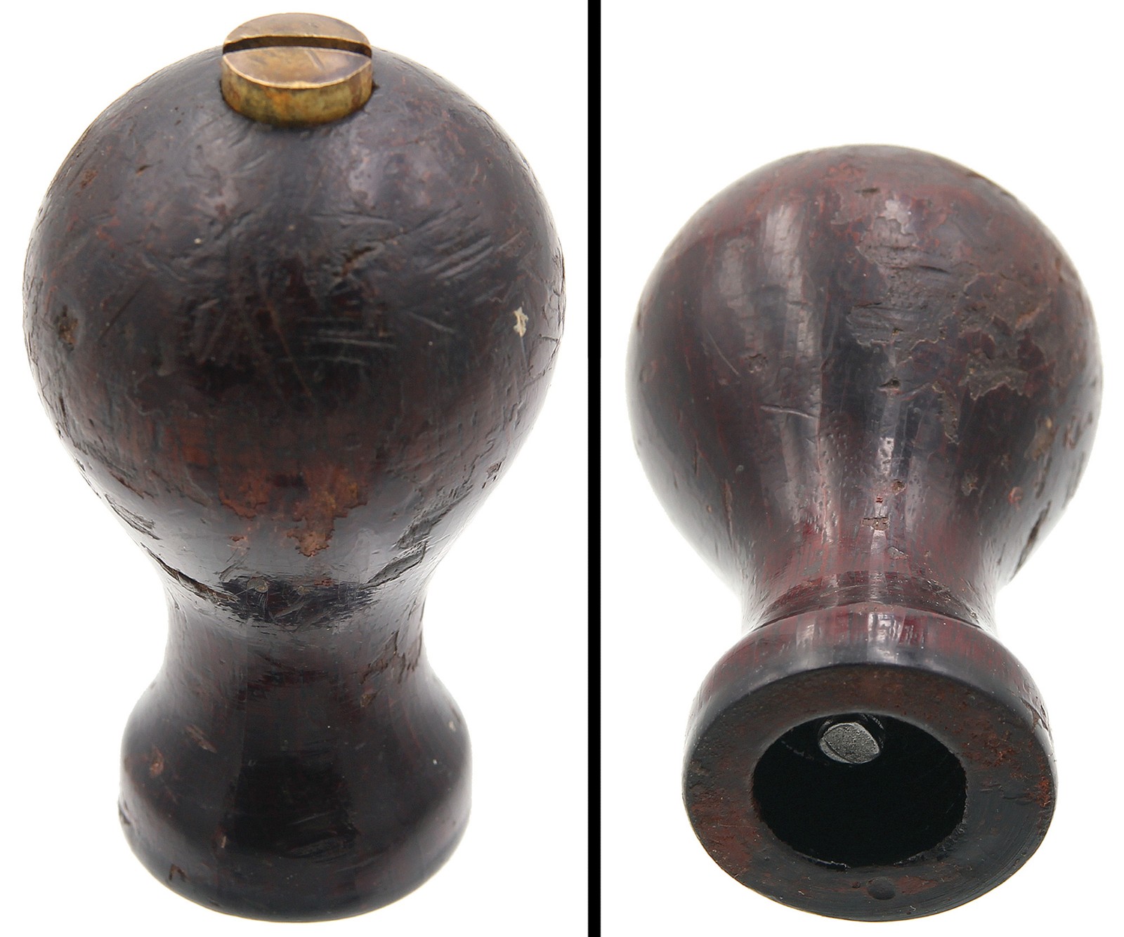 Original Mahogany Front Knob for Sargent No. 9 or 14 Plane - mjdtoolparts