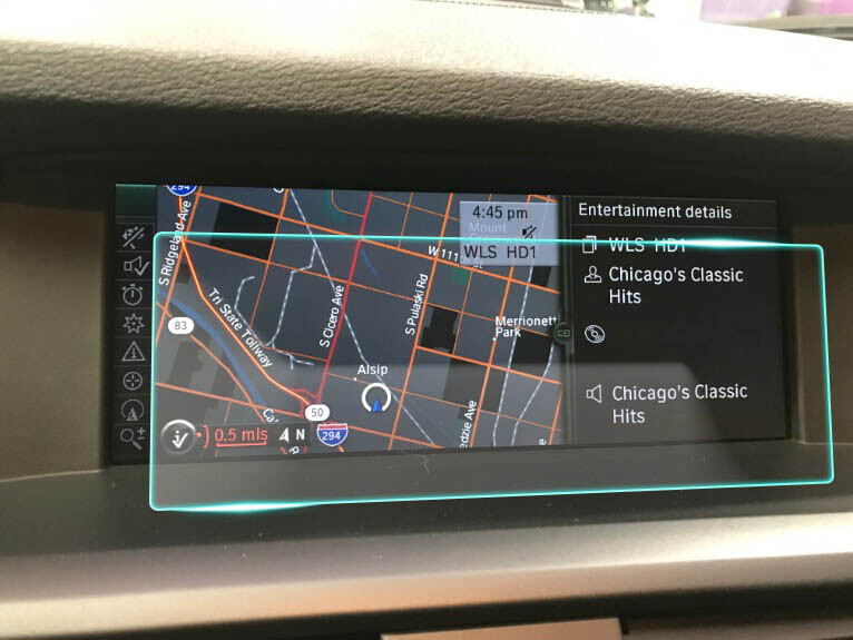 Crystal Clear Screen Protector for 2013 BMW X3 Vehicle Navigation