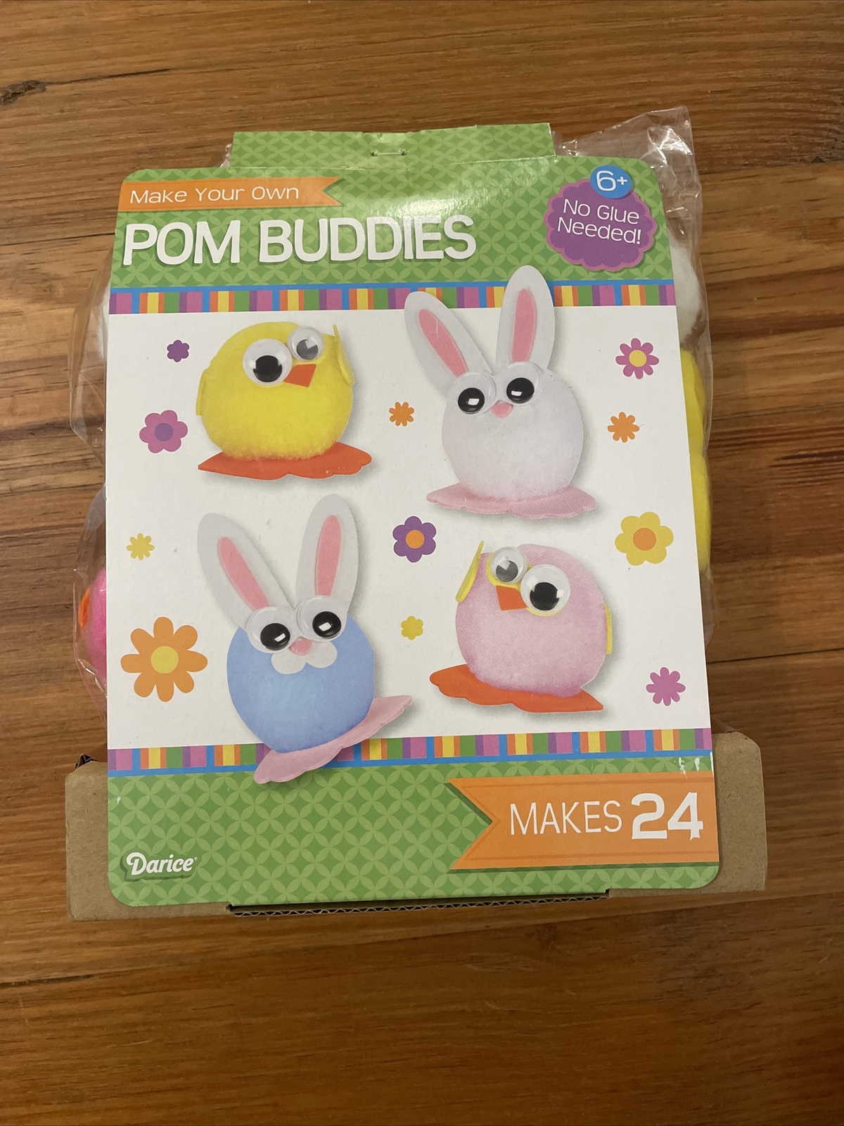 Make Your Own Pom Buddies Kit By  Darice Makes 24 Arts & Crafts  Easter