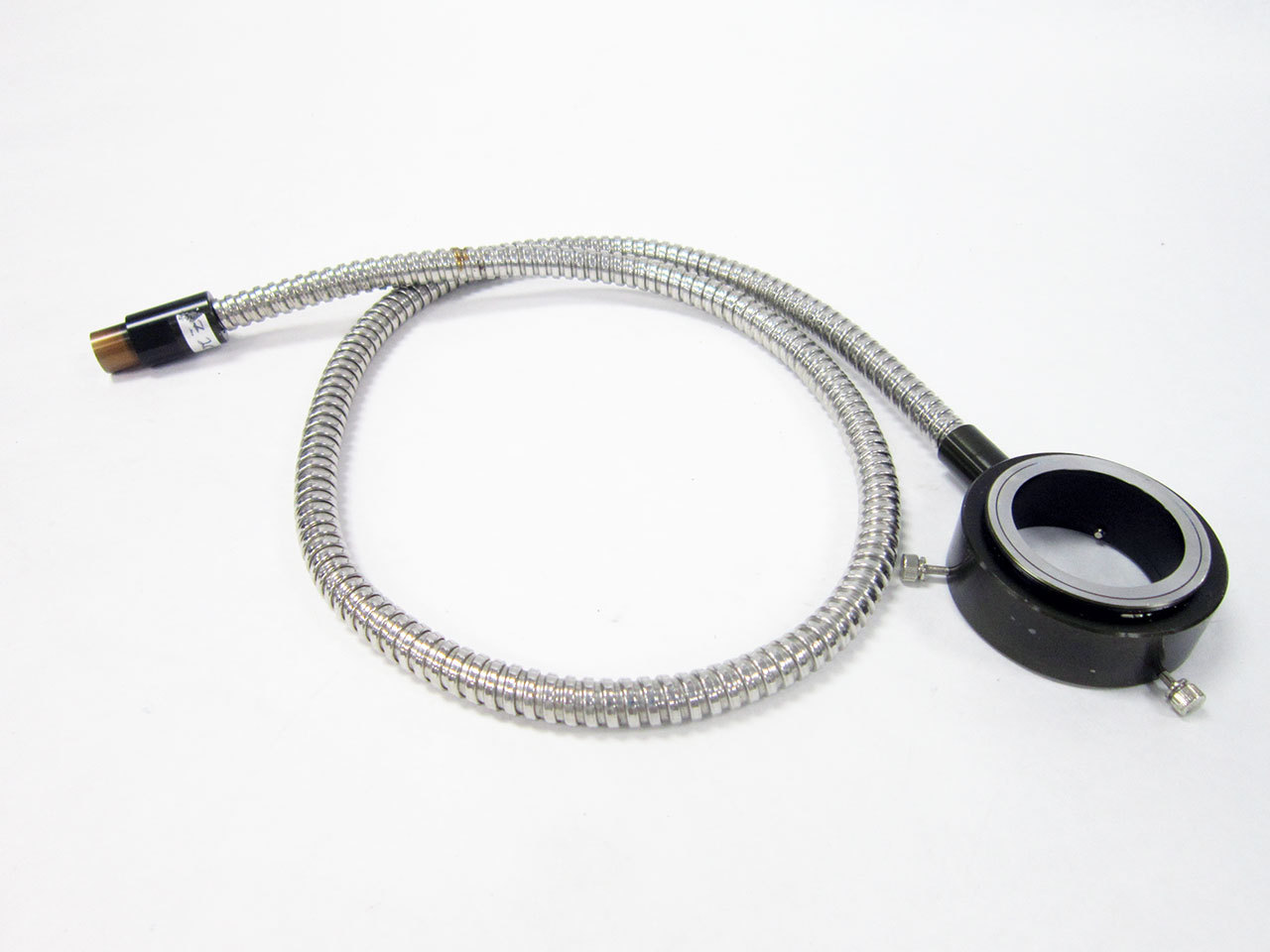 MICROSCOPE RING LIGHT 2.75 INCH DIAMETER 37.5 INCH FLEXIBLE FIBER OPTIC CABLE